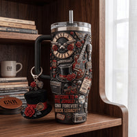 Rock Roses Legend Luxe 40oz Tumbler