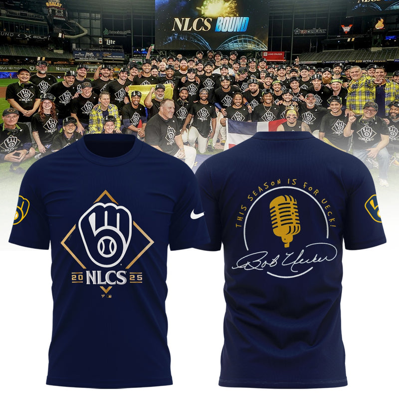Milwaukee Diamond Navy Baseball T-Shirt
