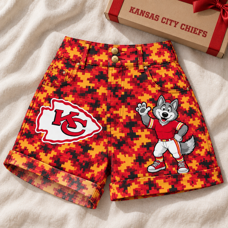 Kansas City Digital Camo Cuffed Shorts