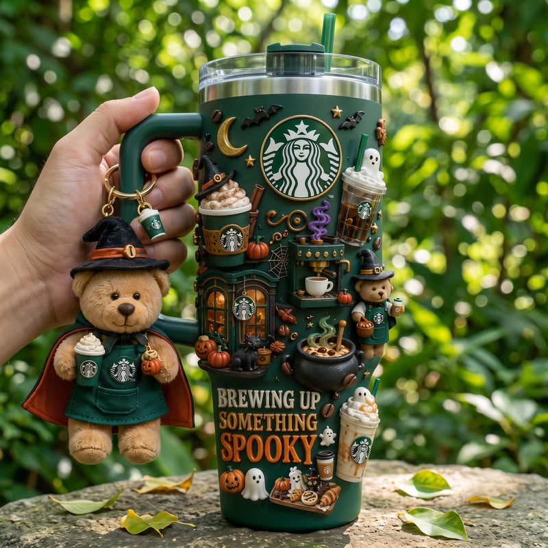 Spooky Coffee House Aurora 40oz Tumbler