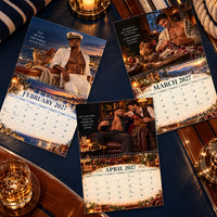 Hens and Heartthrobs 2027 Wall Calendar