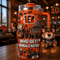 Cincinnati Football Jewel 40oz Tumbler
