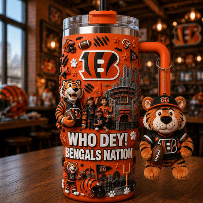 Cincinnati Football Jewel 40oz Tumbler