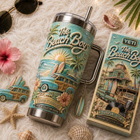 Surf Rock California Bling 40oz Tumbler