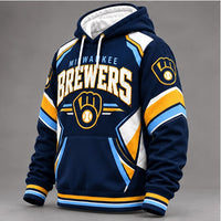 Milwaukee Columbia Blue Accent Baseball Hoodie