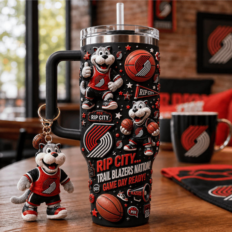 Portland Basketball Bling 40oz Tumbler
