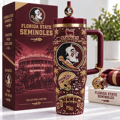 Tallahassee Spear Football Jewel 40oz Tumbler