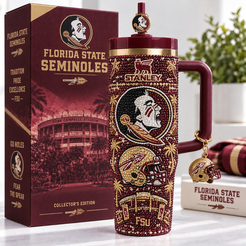 Tallahassee Spear Football Jewel 40oz Tumbler
