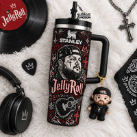 Broken Rose Country Jewel 40oz Tumbler