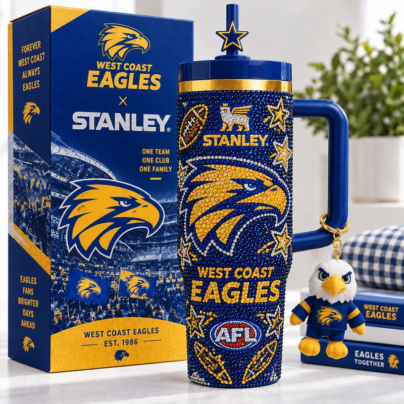 West Coast Eagle Footy Aurora 40oz Tumbler