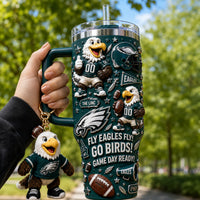 Philadelphia Football Glam 40oz Tumbler
