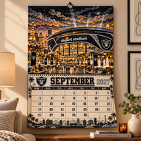 Las Vegas Football Fan 2027 Wall Calendar