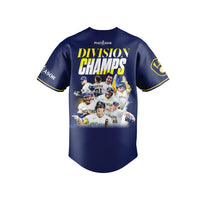 Milwaukee Division Central Navy Baseball Jersey
