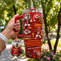 Kansas City Football Jewel 40oz Tumbler