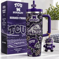 TCU Horned Frog Bling 40oz Tumbler