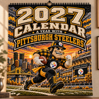 Pittsburgh Football Fan 2027 Wall Calendar