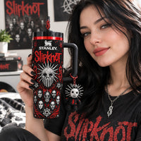 Masked Metal Nine Luxe 40oz Tumbler