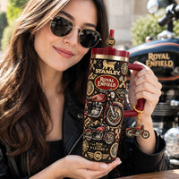 Classic British Motorcycle Dazzle 40oz Tumbler