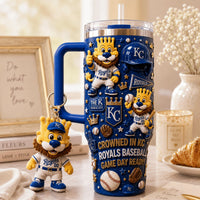 Kansas City Baseball Gilded 40oz Tumbler