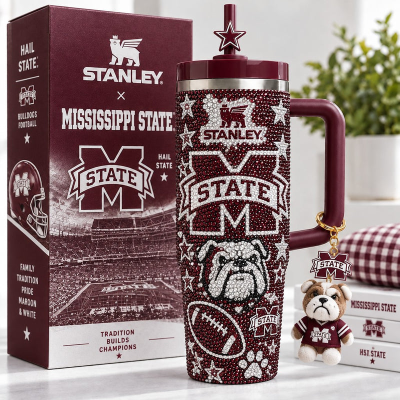 Mississippi State Bulldog Luxe 40oz Tumbler