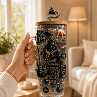 Prism Psychedelic Rock Jewel 40oz Tumbler