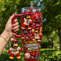 St Louis Baseball Jewel 40oz Tumbler