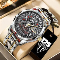 Vintage Skull Rider Luxury Quartz Watch