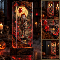 Sewer Clown Story Cube Resin Lamp