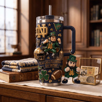 South Bend Irish Football Luxe 40oz Tumbler