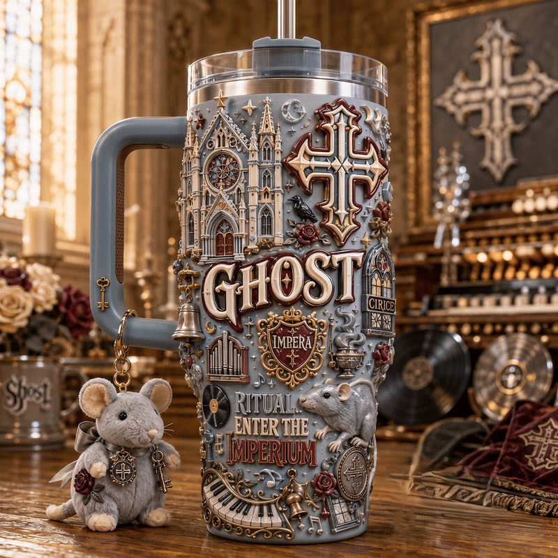 Dark Gothic Ritual Bling 40oz Tumbler
