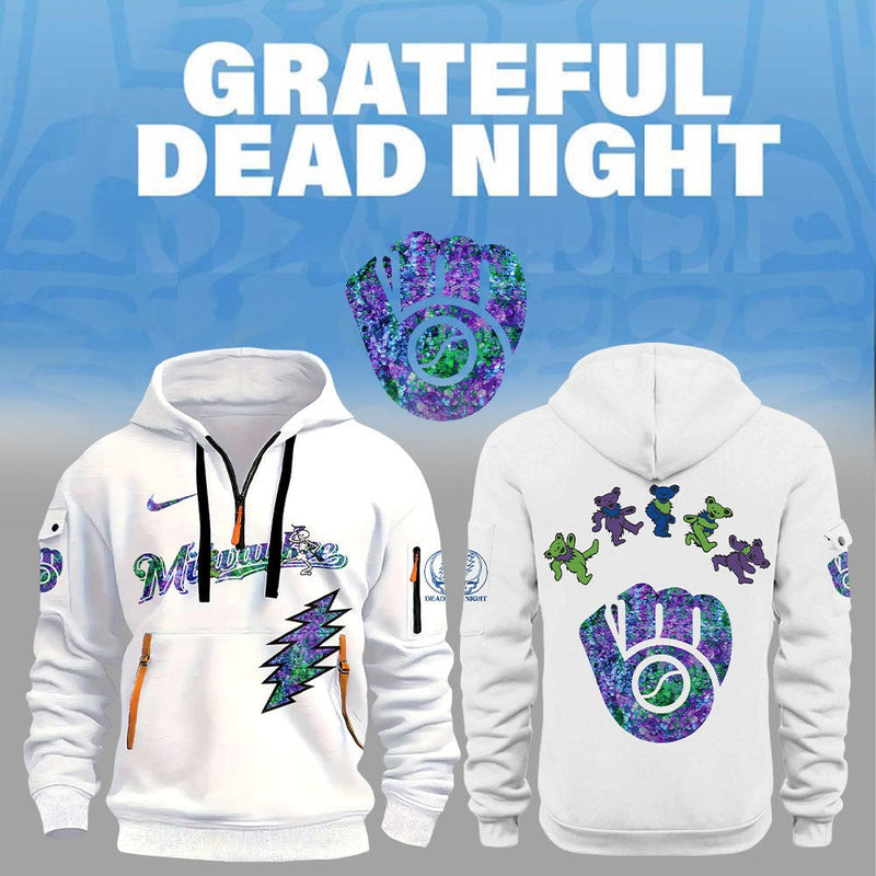 Milwaukee Jam Band Night White Baseball Hoodie