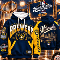 Milwaukee Gold Trim Baseball Hoodie