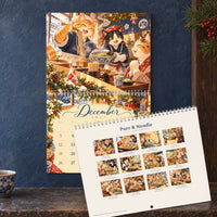 Purr and Noodle 2027 Wall Calendar