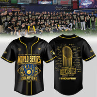 Milwaukee Black Crest Baseball Jersey
