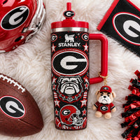 Athens Bulldog Football Luxe 40oz Tumbler