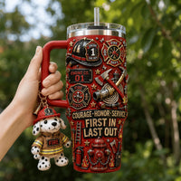 Firefighter Courage Starry 40oz Tumbler