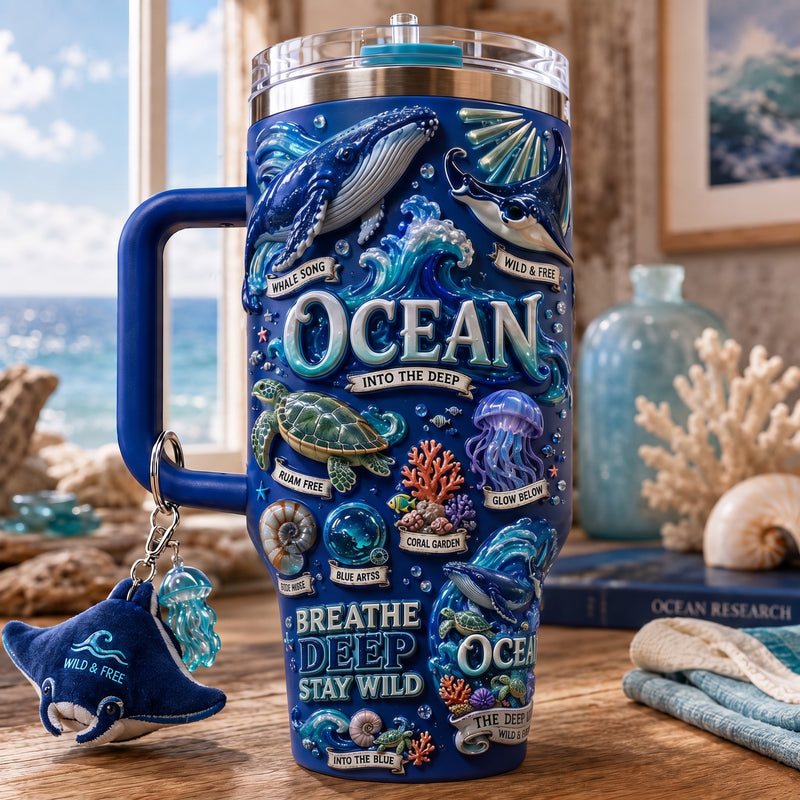 Deep Ocean Marine Luxe 40oz Tumbler