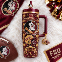 Tallahassee Spear Football Jewel 40oz Tumbler