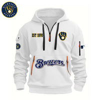 Milwaukee Retro Script White Baseball Hoodie