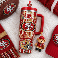 San Francisco Football Gilded 40oz Tumbler