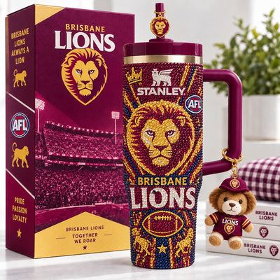 Brisbane Football Glam 40oz Tumbler