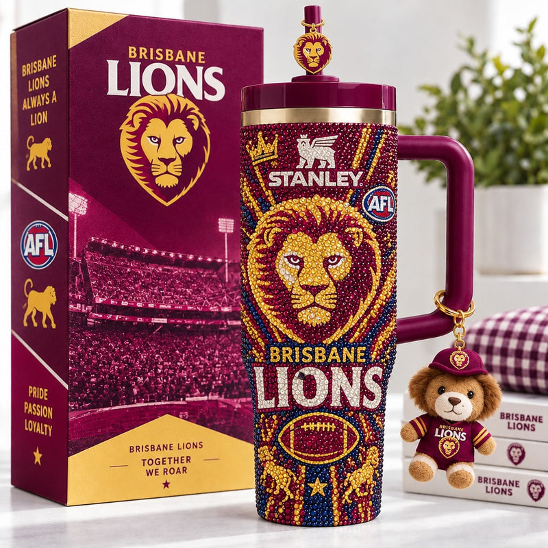 Brisbane Football Glam 40oz Tumbler