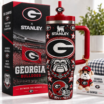 Athens Bulldog Football Luxe 40oz Tumbler