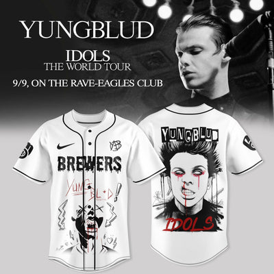 Milwaukee Idols Tour Night White Baseball Jersey