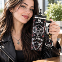Rock N Roll Skull Starry 40oz Tumbler