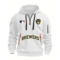 Milwaukee Patch Navy Baseball Hoodie
