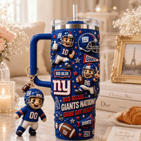 New York Giant Football Dazzle 40oz Tumbler