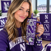 Northwestern Wildcat Aurora 40oz Tumbler