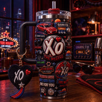 Midnight XO Pop Gilded 40oz Tumbler