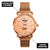 Custom Wrist Watches For Ladies - Elegant Peach Dial - Rose Gold Watches For Ladies